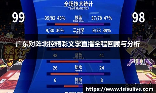 广东对阵北控精彩文字直播全程回顾与分析
